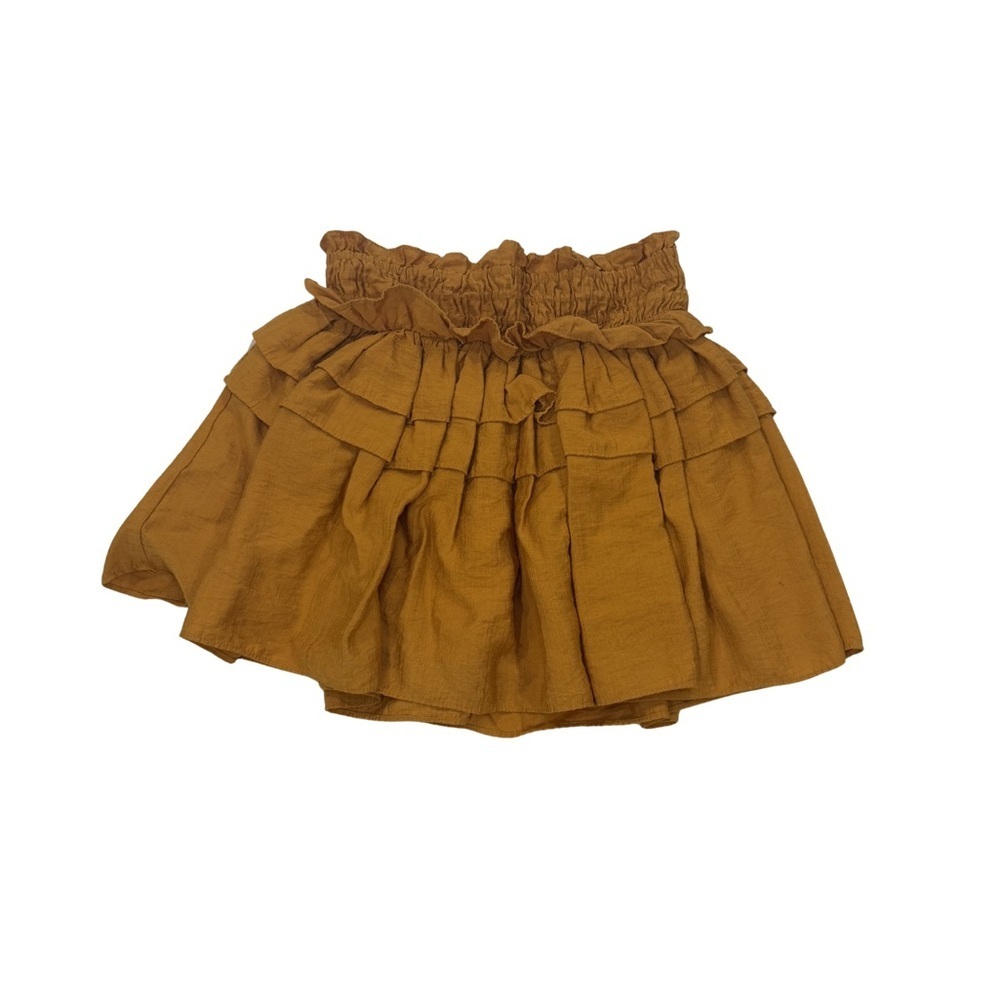 Mustard Seed Textured Gold Skirt